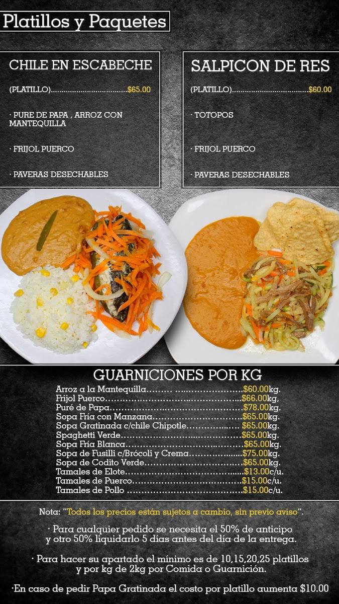 Cocina Chuyita Menu - Image 4
