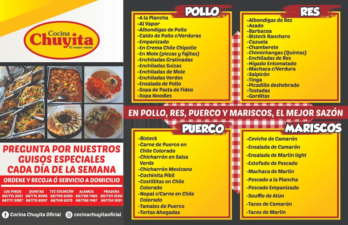 Cocina Chuyita Menu - Image 6